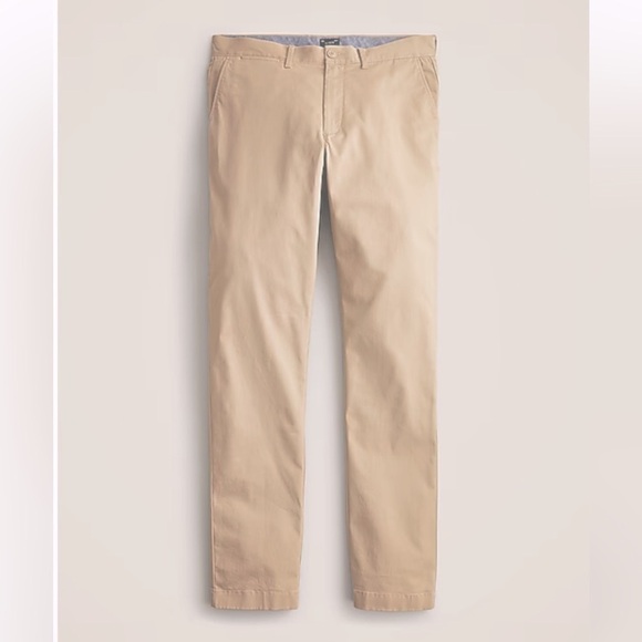 J. Crew 1040 Athletic Tapered-fit stretch chino pant khaki size 34/30 NWOT AV209 - Picture 5 of 11